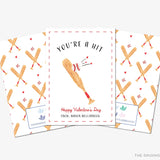 Baseball Valentine's Day Cards