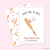 Baseball Valentine's Day Cards