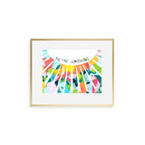 The "Confetti Sunshine" Art Print