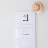 Beach Tote List Pad