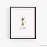 Bee Kind Art Print