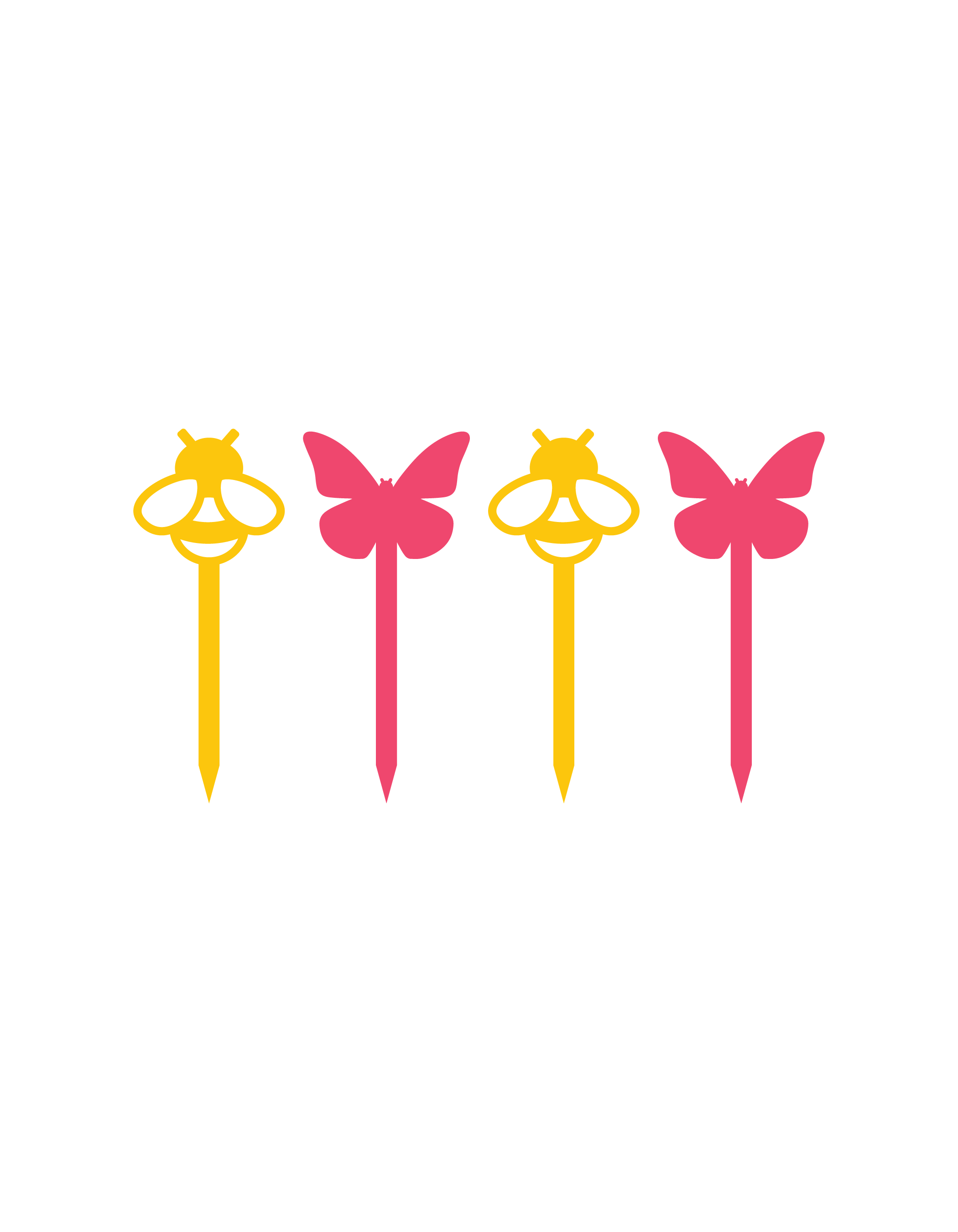 Bees + Butterflies Acrylic Collection