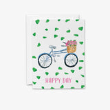 Bicycle Happy Day Greeting Card