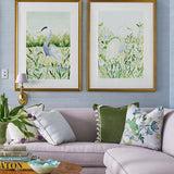 The "White Egret Garden" Fine Art Print