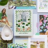 Happy Birthday Topiaries Card