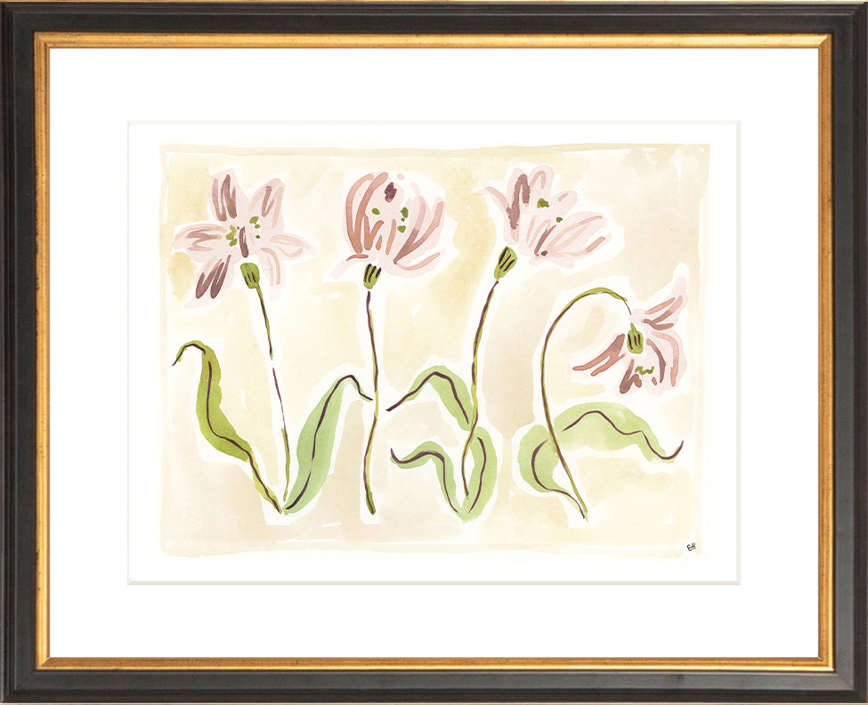 The "Tulip Study" Florilegium Series, Fine Art Print