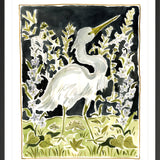The "Starry Night Egret" Fine Art Print