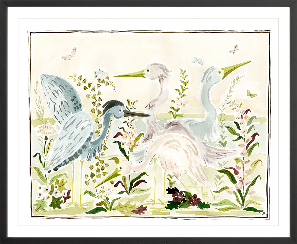 The "Birds and the Butterflies" Fine Art Print
