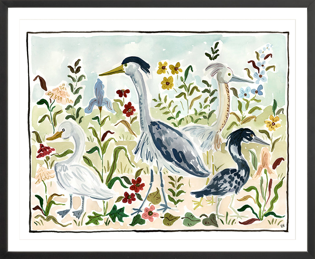 The "Bird Party" Fine Art Print