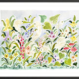 The " Heron Girls in the Garden" Fine Art Print