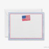 Patriotic American Flag Flat Notes