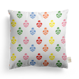 Block Print Floral Pillow Cover | Featuring Fiesta Colorway