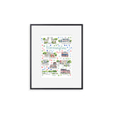 "Bloomington, IN" Fine Art Print