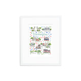 "Bloomington, IN" Fine Art Print