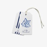 Blue Christmas Bells Gift Tags [Sets of 8]