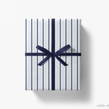 Blue and White Stripe Gift Wrap