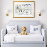 Butterfly Rainbow Chambray, Fine Art Print