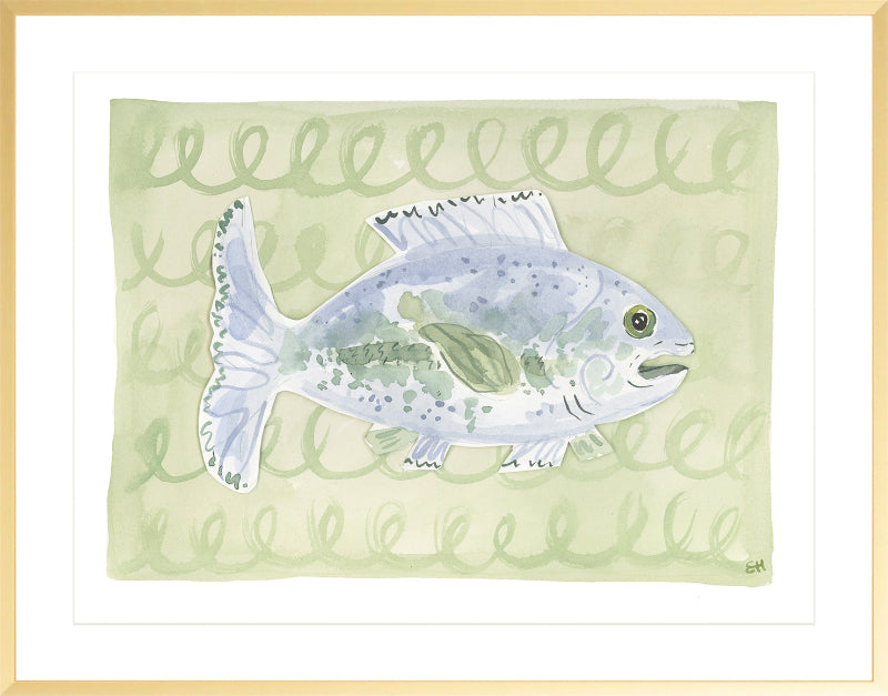 The "One Fish, Blue Fish" Fine Art Print