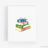 Book Lover Art Print