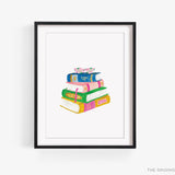 Book Lover Art Print