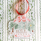 Acrylic Ornament: Boston Ducklings