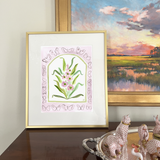 The "Botanical Rainbow Lilac" Fine Art Print