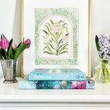 The "Botanical Rainbow Seafoam" Fine Art Print