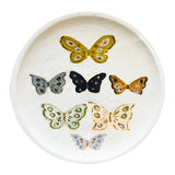 Butterfly Plate No. 2, Original 8x8 Handpainted Plate