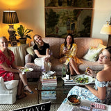 Mahjong Gaming Mat, Caned Trompe L'oeil BLONDE