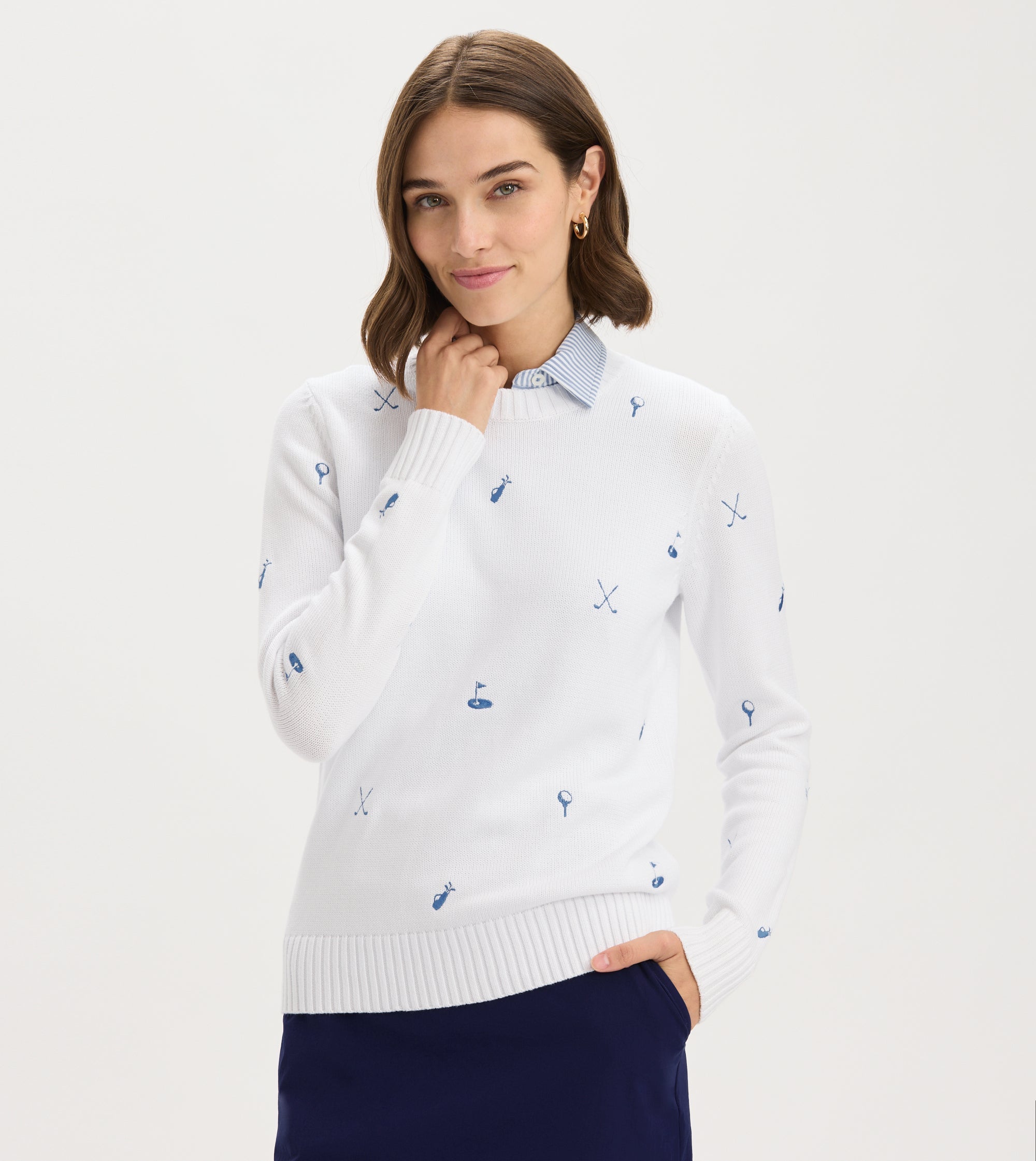 Club GOLF Embroidered Sweater