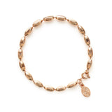 Charleston Rice Bead Bracelet (Rose Gold)