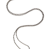 Charleston Rice Bead Necklace (Gunmetal)