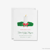 Candle Wreath Christmas Moving Announcement