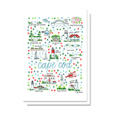 Cape Cod, MA Map Card