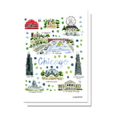 Chicago, IL Map Card