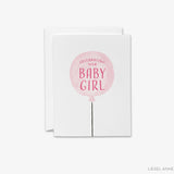 Celebrating Your Baby Girl Card