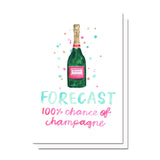 Champagne Forecast Card