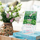 Pink Champagne Tower Card