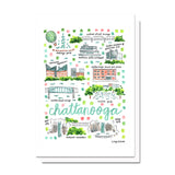 Chattanooga, TN Map Card