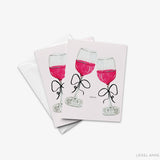 Cheers Red Wine Greeting Card
