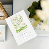2026 Desk Calendar, Chinoiserie Edition
