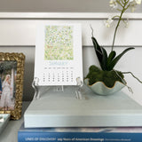2026 Desk Calendar, Chinoiserie Edition