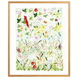 The "Wildflower Songs No. 1" Chinoiserie Fine Art Print