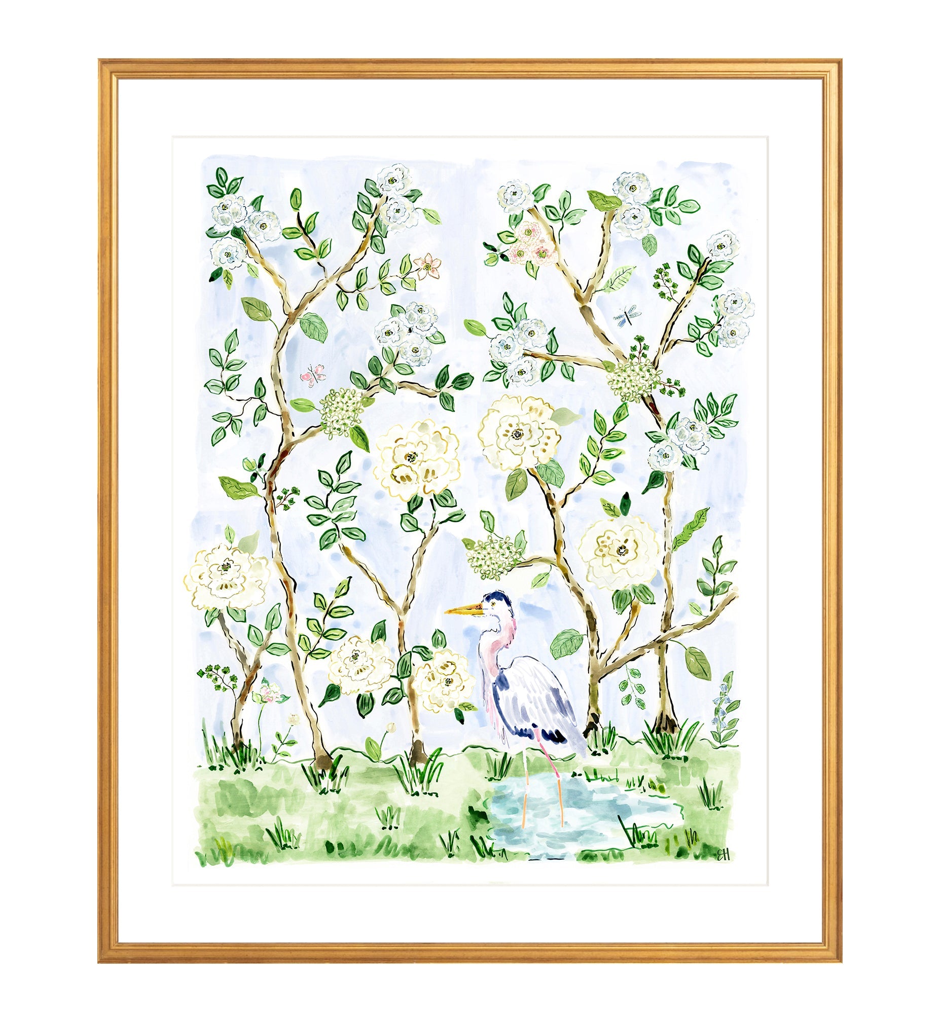 The "Chinoiserie Blues No. 2" Fine Art Print
