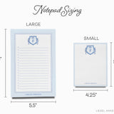 Christmas Crest Notepad