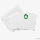 Christmas Wreath Flat Notes [Sets of 8]