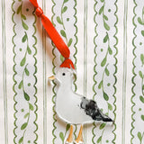 Acrylic Ornament: Holiday Seagull