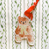 Acrylic Ornament: Holiday Teddy