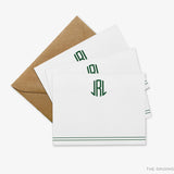 Circle Monogram Flat Notes