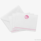 Circle Monogram Flat Notes